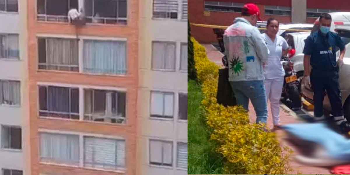 Identifican a mujer que saltó desde el séptimo piso durante el sismo en Bogotá